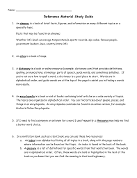 It is done by following the standard (usual) order of letters in an alphabet. Reference Material Study Guide