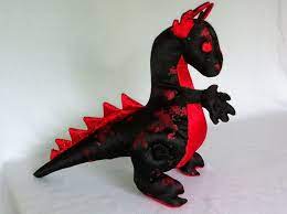 Large Stuffed Dragon Myth Fit Large Black Brocade Dragon Plush Dragon Party Cute Stuffed Animals Dinosaur Stuffed Animal Dragon Party