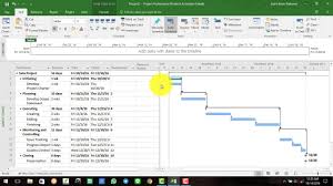 How To Make Gantt Chart Using Ms Project 2016
