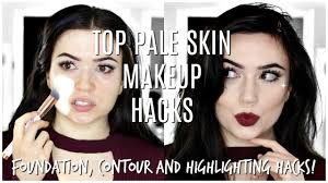 makeup hacks for pale skin