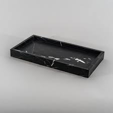 Coffee tables are convenient furniture and can look great. Black Rectangular Marble Tray Etsy Marble Tray Marble Bathroom Accessories Black Marble