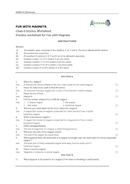 A kid could probably finish the whole book in under an hour. Class Science Worksheets Chapter Fun With Magnets On Ideas For Grade Splendi Image Liveonairbk