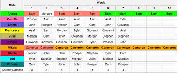 60 Reasonable Are You The One Season 4 Match Chart