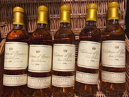 Chateau D Yquem Saulternes Macallan Whiskey Bottle Bottle Restaurant Bar