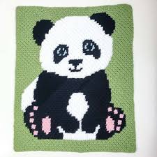 You will need to know how to make a double crochet stitch and slip stitch to make this stitch pattern. Panda Bear C2c Crochet Blanket Free Pattern Nana S Crafty Home