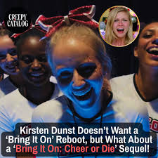 Kirsten Dunst recently told Entertainment Tonight that she's not interested  in doing a 'Bring It On' reboot or sequel. To quote, she said, "No. I'm  like, leave good things where they are."