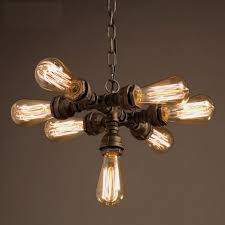Retro Loft Style Water Pipe Lamp Edison Pendant Light Fixtures Vintage Industrial Lighting For Dining Room Droplight Lamparas Edison Pendant Light Vintage Industrial Lightingindustrial Lighting Aliexpress