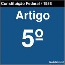 Amostras de carta de cobertura excepcionais. Artigo 5 Constituicao Federal 1988