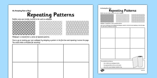 Schauen sie sich jeden einzelnen satz von following instructions worksheets ks1 unten an. Ks1 Repeating Patterns Worksheet Primary Resources