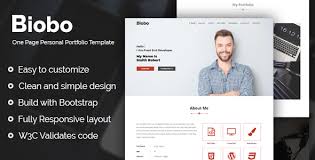 Maybe you would like to learn more about one of these? Biobo Responsive One Page Personal Portfolio Template By Theme Box