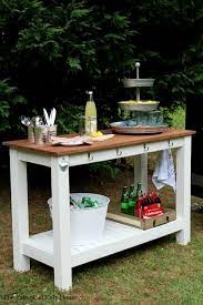Pottery Barn Inspired Diy Outdoor Buffet 10 Amazing Kreg Jig Projects Diy Outdoor Bar Pottery Barn Outdoor Outdoor Buffet