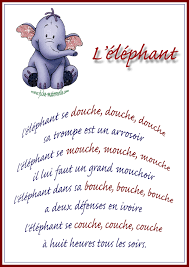 Poesie En Maternelle Comptines Comptine Elephant Poesie Enfant