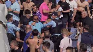 May 28, 2021 · manchester city owners covered the cost of their fans' travel and coronavirus testing. Man City And Chelsea Fans Arrested After Fighting Before Cl Final Youtube