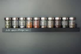 Nice Spice Rack Would Baby Food Jars Fit Or Those Ikea Droppar Ones Wall Mounted Spice Rack Diy Spice Rack Wall Spice Rack
