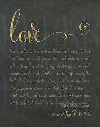Calligraphy 1 Corinthians 13 4 8 Do Love Is Patient Love Is Kind Wedding Verse Love Scripture Vows Decor Look Of Gold Love Scriptures Love Is Patient Scripture