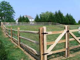 The first step, you have to mark out the space that you will be built the cedar split rail fence. Split Rail Fence Houzz