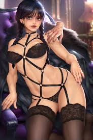 Rule 34 Dev - 1girls artist_name bangs bra braid brown_eyes collarbone  female female_only goth goth_girl hi_res light-skinned_female light_skin  lingerie looking_at_viewer makeup makeup_running nail_polish navel  navel_piercing neoartcore pale ...