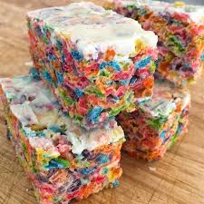 Fruity Pebbles Cereal Bars Recipe Fruity Pebbles Cereal Fruity Pebbles Treats Pebbles Cereal