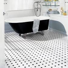 Bathroom Floor Idea Black And White Tiles Olean Black Ceramic Tiles