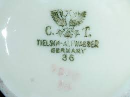 2 schalen 2 saucerien 2. Kaffeeservice Tielsch Altwasser Germany 36 Gebrauchsporzellan Kunst Und Trodel