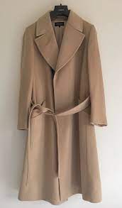 Vintage hooded long wool camel wrap coat size 4. Pin On Coats Jackets Vests