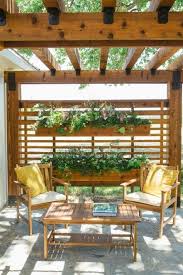 Mini Wind Wall Need To Add Pots For Plants As Wind Shield Add Mini Plants Pots Shield Wall In 2020 Outdoor Pergola Patio Deck Designs Pergola Attached To House