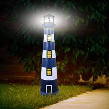 At dutchcrafters.com, we're proud to offer one of the widest ranges of customizable handcrafted lighthouses available anywhere on the internet. Large Solar Revolving Light House Garden Decoration