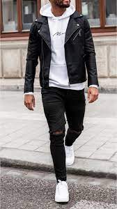 11 Cool Leather Jacket Outfits Mr Streetwear Magazine Leather Jacket Outfit Men Hoodie Outfit Men Leather Jacket