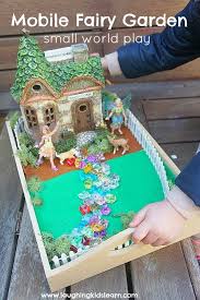 How To Make A Small World Mobile Fairy Garden For Indoor And Outdoor Use Feengarten Kreativ Basteln