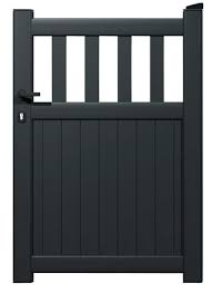 Poteau De Portail Aluminium Gris Anthracite H 2 60 M Brico Depot
