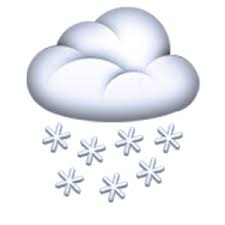 Cloud With Snow Emoji Iphone Iphone 8