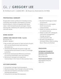 With all these different formats and styles, you're sure to find a. Cashier Resume Templates And Job Tips Hloom