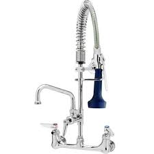 wall mount kitchen faucet with sprayer