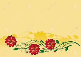 Beautiful tender gentle delicate flower background with small pink flowers. Red Flowers With Buds And Leaves On Golden Yellow Background Royalty Free Cliparts Vectors And Stock Illustration Image 9240852