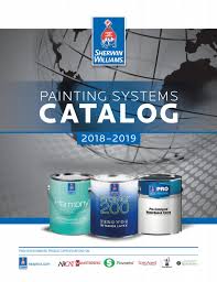 sherwin williams painting systems catalog 2018 by sherwin