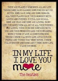 It S The First Day Of The Rest Of Your Life Lyrics In My Life In My Life Beatles Beatles Lyrics John Lennon Lyrics