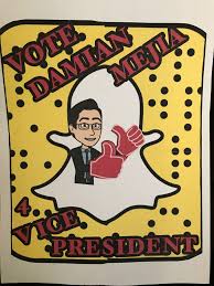 Student Council Vice President Poster 5thgrade Snapchat Campaigning Student Council Posters Student Council Student Council Campaign