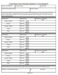 The benefit statement templates are the personalized form of keeping track of your income and profits. Fringe Benefits Examples