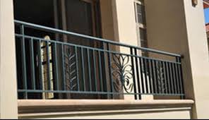 Wood railing designs for decks can use a continuous 2×6 to cap the posts. Panel Cast Iron Modern Design Balconey Railingg Id 17755729662