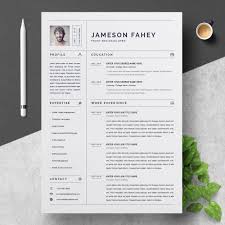 Clean Resume Cv Template Free Resumes Templates Pixelify Net