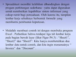 Materi senam lantai kelas x semester 2. Dasar Dasar Spreadsheet Ppt Download