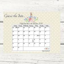 Check spelling or type a new query. Baby Showers Personalised Baby Rabbit Guess The Baby S Due Date Sweep Stake Baby Shower Game Badvocates