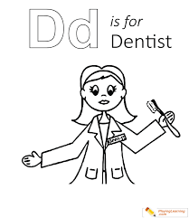 They will provide hours of coloring fun for kids. D Is For Dentist Coloring Page Free D Is For Dentist Coloring Page
