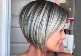 Top 32 Layered Bob Haircuts 2021 Pictures Modern Bob Hairstyles Grey Bob Hairstyles Layered Bob Hairstyles