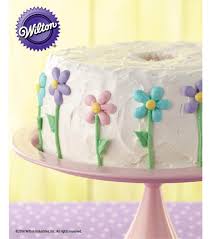 Floral Iced Angel Food Cake Joann Jo Ann Angel Food Cake Mothers Day Desserts Angel Food