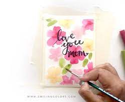 Maybe you would like to learn more about one of these? Easy Watercolor Card Idea That You Can Make Quickly For Mother S Day Smiling Colors