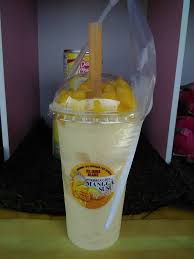 Campur susu dan cubes epal potong. Mangga Susu Kampung Jawa Looking For Food