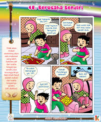 Komik Adab Makan Dari Usaha Sendiri Komik Komik Anak Perawatan Anak