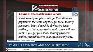Problem Solvers Coronavirus Hotline Stimulus Payments And Social Security Youtube