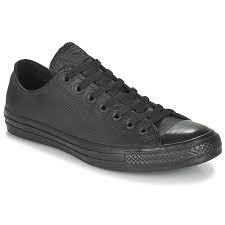 Le sneakers alte di converse sono un'icona di stile e questa versione in colore nero è davvero di grande tendenza.nera la celebre suola in gomma, nera la tomaia in tessuto, neri i lacci. Converse Chuck Taylor All Star Mono Ox Black Fast Delivery Spartoo Europe Shoes Low Top Trainers 80 00